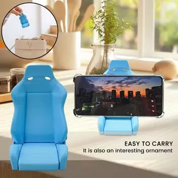Держатель телефона на сиденье автомобиля, держатель телефона на сиденье автомобиля, настольный креативный держатель для ленивых людей One Size