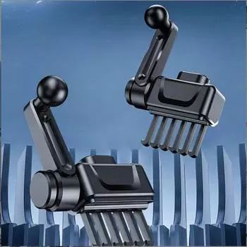 Держатель телефона на вентиляционную решетку и основание на приборную панель Tesla Model 3/Y – автомобильный аксессуар MODEL3/Y чёрный