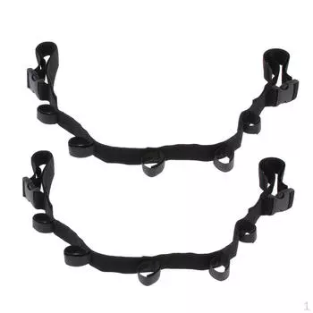 Держатель удочки Автомобильный багажник Потолочные стойки для внедорожников - черный, 3,8x2,2 м