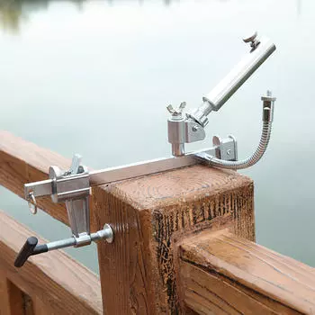 Держатель удочки для рыбацкой лодки, подставка, вращающаяся нескользящая стойка для удочки с большим размером