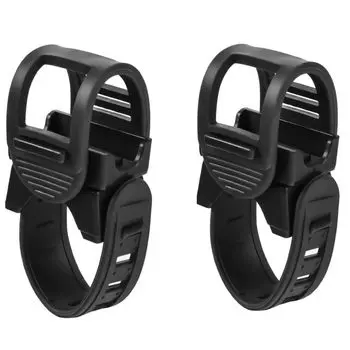 Держатель удочки HOTQ Держатель удочки Зажим для удочки Зажим для резиновой удочки Автомобильный ремешок для хранения удочки Держатель для велосипедного фонаря