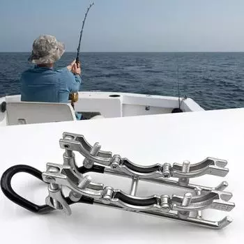 Держатель удочки из нержавеющей стали, сверхмощный металлический каноэ, каяк, лодка, крепление для морской удочки, опорный кронштейн, рыболовные снасти
