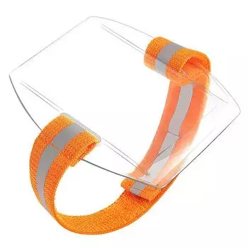 Держатель удостоверения личности на руку, водонепроницаемый держатель удостоверения личности, прозрачный пластиковый дисплей, подставка для удостоверения личности