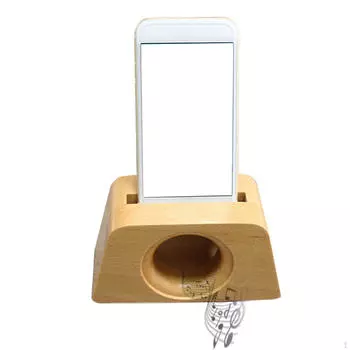 Держатель усилителя динамика телефона, усилитель подставки для сотового телефона, подставка для усиления звука, деревянная