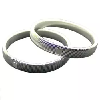 Держатель в стиле панк, противоскользящая эластичная повязка на руку, гибкая металлическая лента чёрный