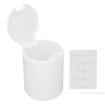 Держатель ватного тампона, пылезащитный небольшой круглый контейнер для хранения с крышкой-кнопкой для круглого P