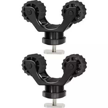 Держатель весла для каяка, аксессуары для каяка, крепление на гусеницу для весла для каяка, аксессуары для рыбалки на каяке 1 Pack чёрный