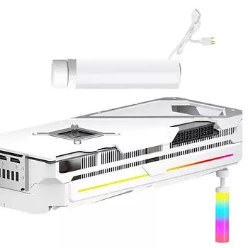 Держатель видеокарты 5 В 3-контактный ARGB с магнитным креплением для мини-ГП, телескопическая скоба для ГП Q Long Version