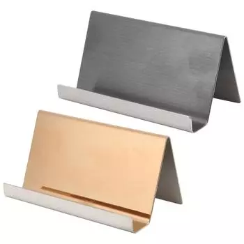 Держатель визитных карточек, многоцелевой, устойчивый, прочный, безопасный, держатель фирменных карточек Black