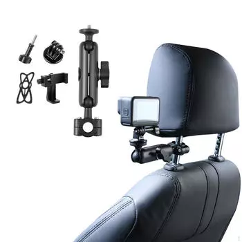 Держатель заднего сиденья автомобиля черного цвета 16.3x4cm