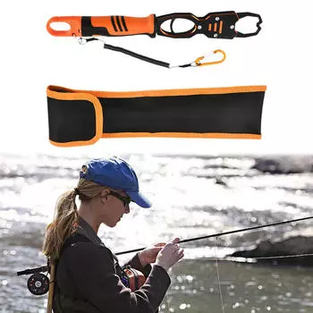 Держатель захвата для губ Fish Lip Gripper для пресноводных снастей Grabber Fishing Orange
