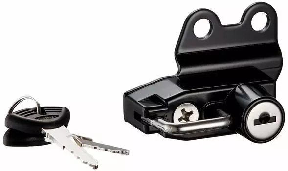 Держатель замка для шлема Kijima Bike Parts, стальной CB750, черный, противоугонный ( 92- 08) 303-1568