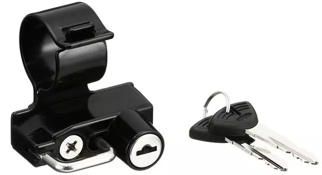 Держатель замка для шлема Kijima Bike Parts, стальной, черный, противоугонный, CB400SF/CB400SB( 14-) 303-1553 чёрный