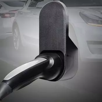 Держатель зарядного устройства для электромобиля Tesla Model3/X/S/Y, автомобильный зарядный разъем, дополнительная защита, настенный органайзер для кабелей бежевый