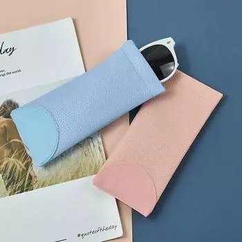 Держатель Защитный чехол для очков Контейнеры Футляр для очков Футляр для очков Сумка для хранения очков Сумка для солнцезащитных очков синий