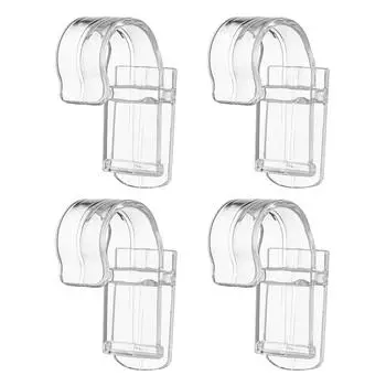 Держатель зубной пасты пластиковый многоцелевой легкий доступ прозрачный подвесной зажим для хранения для ванной комнаты