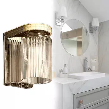 Держатель зубной щетки для ванной комнаты с поддоном для сбора капель и стаканом для ополаскивания бежевый