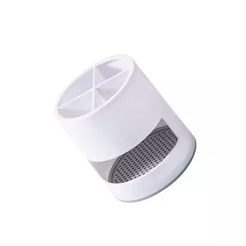 Держатель зубной щетки съемный моющийся 4 сетки туалет вентилируемый ложка палочки для еды слайсер подставка для хранения кронштейн белый