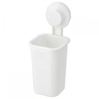 Держатель зубных щеток на присоске ИКЕА ТИСКЕН белый