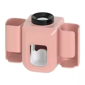 Держатель зубных щеток с двумя отверстиями, настенный органайзер для зубных щеток, подставка для зубной пасты, выдавливатель зубной пасты, аксессуары для ванной комнаты, bao banheiro