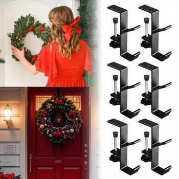 Держатели для каминных чулок с гирляндами, прочные, выдерживающие нагрузку, устойчивые к коррозии, регулируемые по конструкции, вешалки для каминных чулок с гирляндами A