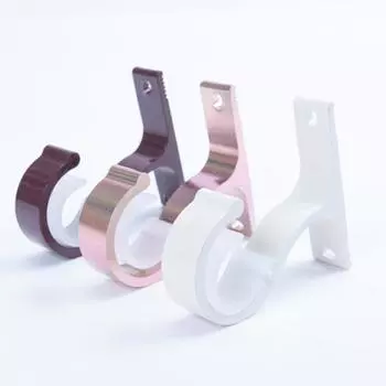 Держатели для карнизов для штор на окнах, кронштейны для штор в римском стиле, кронштейны для штор из алюминиевого сплава, полка, декор 2025