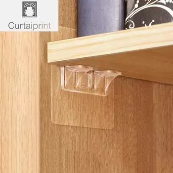 Держатели для полок, настенные полки для гардероба, клейкие колышки, кронштейн для перегородки шкафа, зажим для поддержки шкафа 2pcs