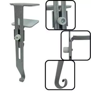 Держатели для рождественских чулок, регулируемый крючок для рождественских носков, противоскользящая вешалка для чулок на камине, многоцелевые крючки для украшения рождественской вечеринки чёрный