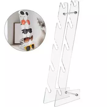 Держатели для солнцезащитных очков, вращающаяся столешница, стеллаж для хранения очков, многоярусный держатель для солнцезащитных очков, портативный органайзер для солнцезащитных очков для путешествий 1Set