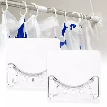 Держатели для стержней 2,6 х 2,6 дюйма, 2 шт., занавеска для душа из ПВХ