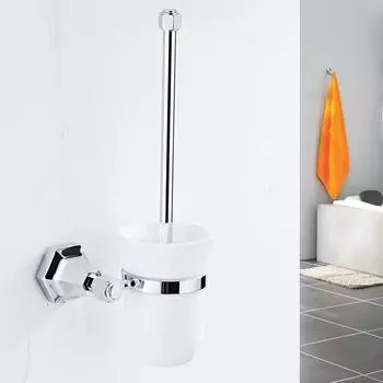 Держатели для туалетных ершиков европейские латунные хромированные товары для ванной комнаты ершик для туалета в щетках для чистки аксессуары для ванной комнаты 93009 чёрный