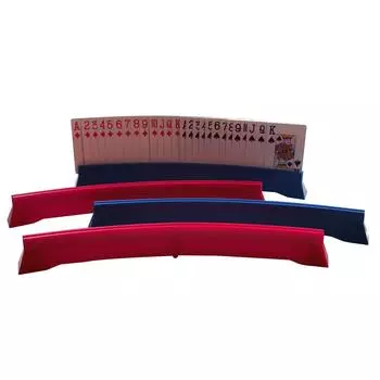 Держатели карт Hands Free Пластиковый лоток для карт для пожилых людей Взрослые Игровой артефакт синий