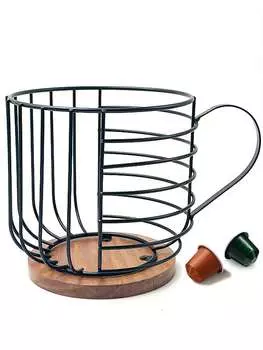 Держатели кофейных капсул Leeseph для прилавка Современная корзина для кофе Декор для кухонной столешницы для капсул эспрессо Кофейные аксессуары