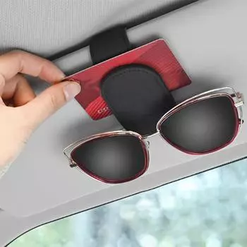 Держатели солнцезащитных очков для автомобиля, магнитный держатель для солнцезащитных очков, зажимы для билетных карт, аксессуары для салона автомобиля вино красного