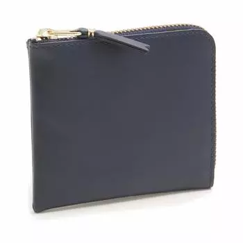 des COMME des GARCONS складной кошелек CLASSIC LETHER LINE WALLET Классический кожаный кошелек SA3100 ТЕМНО-СИНИЙ BL (КОМ ГАРСОНС) Мужские Женские [Товар]