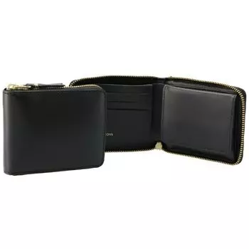 des Wallet CLASSIC LEATHER LINE Круглый кошелек на молнии ЧЕРНЫЙ [COMME GARONS] Мужской SA7100-0001-0001 [Товар]