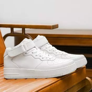 Desai Повседневная обувь Высокие модные туфли для сноуборда Трендовые спортивные универсальные мужские кожаные туфли 38 коричневый