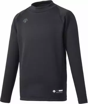 DESCENT Baseball Junior High Neck Long Sleeve Fleece Size 160 Undershirt, Lining, Black, (JSTD-658) чёрный