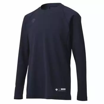 DESCENT Junior Youth Baseball Crew Neck Long Sleeve Undershirt, Navy, 130cm, JSTD-771