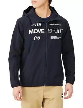 Толстовка с капюшоном DESCENTE AIRY TRANSFER Spanlike с аутентичным логотипом и застежкой-молнией