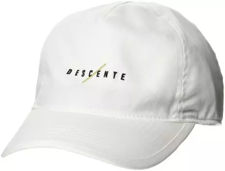 DESCENTE Antibacterial and Antiviral Cleanse Cap with Reflective Backing for Sports and Size F Women s Training, White, белый