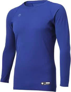 DESCENTE Baseball Round Long Royal Blue STD-771B Men s Undershirt, Neck, Sleeve,