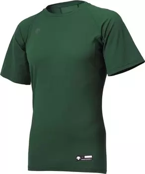DESCENTE Бейсболка Круглая Короткая D Зеленая STD-721B Мужская Футболка, Шея, Рукав, зелёный