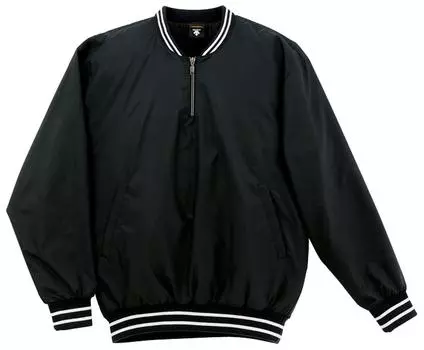 DESCENTE Длинный рукав свитер пальто O черный STD-410 чёрный