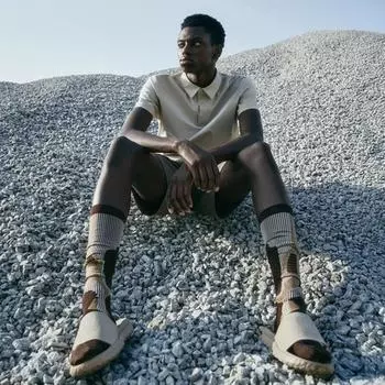 Descente Energize Slide Sq123lsd35 CHCLCHARCOAL/260