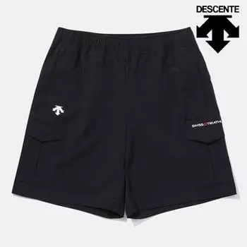 Descente Half Club Descente Descente Sui Team Woven Cargo Shorts Sp221ihp51blk0 Shorts 85