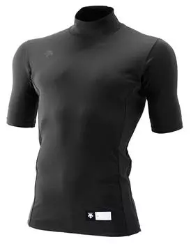 DESCENTE Junior Baseball High Short Relaxed 150cm Undershirt, Neck, Sleeve, Fit, Black, (JSTD705) чёрный