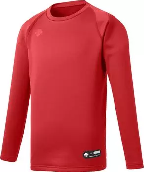 DESCENTE Junior Round Neck Long Sleeve Baseball Undershirt Red Boys JSTD-657B,