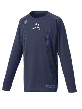 DESCENTE Junior Round Neck Long Sleeve Relaxed Fit DNVY 130 Shirt,