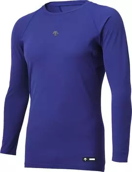 Descente Junior Round Neck Long Sleeve Undershirt DB5SUD20J Boys Blue Size 140 синий